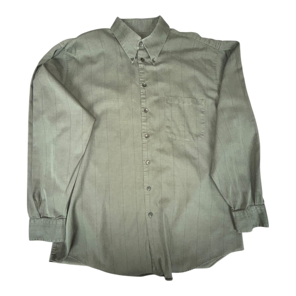 Perry Ellis Portfolio Classic Fit Long Sleeve Button Up Shirt Mens 15 1/2 32/33